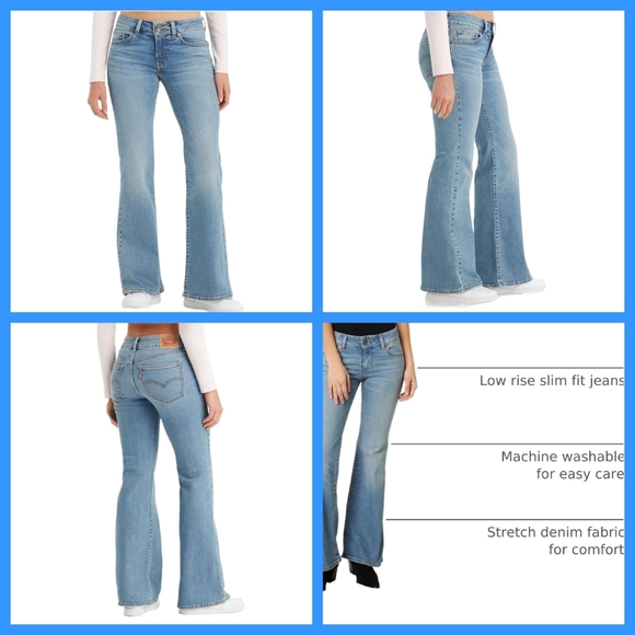 Levi's Superlow Flare Women's Jeans - 25" - Regular - Like New - Picture 11 of 12